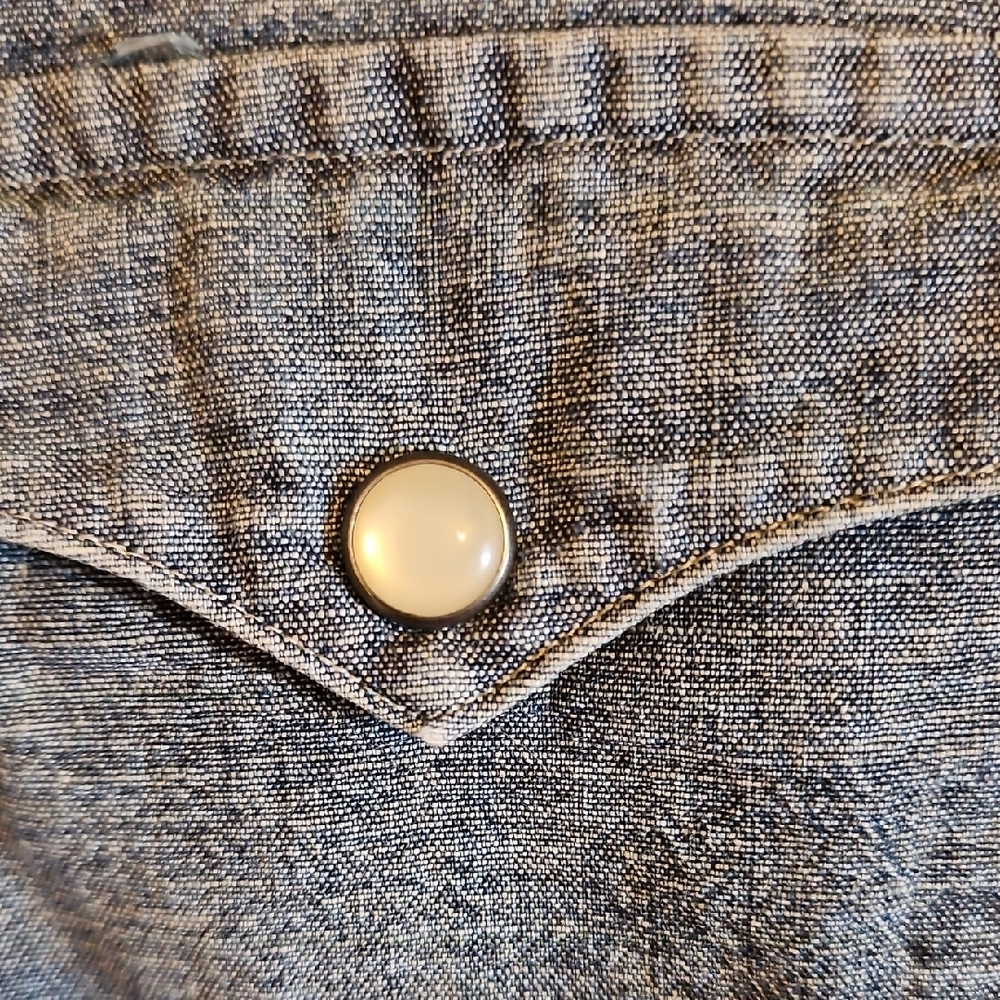 Polo by Ralph Lauren Denim Shirt with Navy Accents - Picture 5 of 7